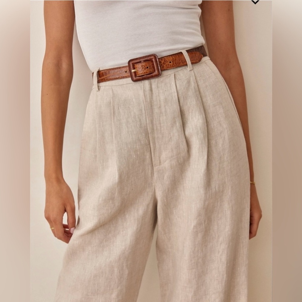 Reformation Vesta Linen Pant Size 6